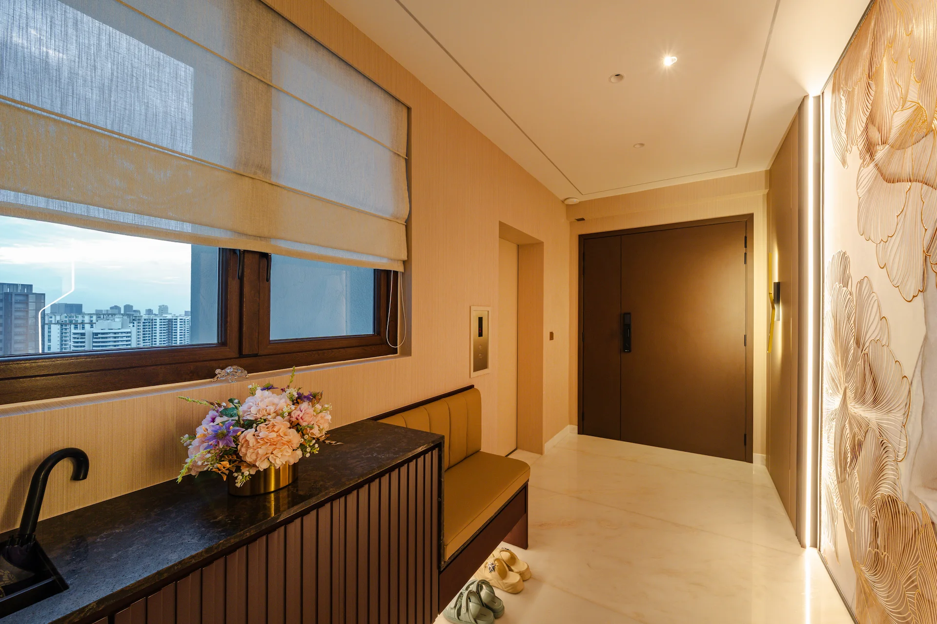 Lobby after